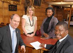 Paddy Herlihy and Floriano Massah